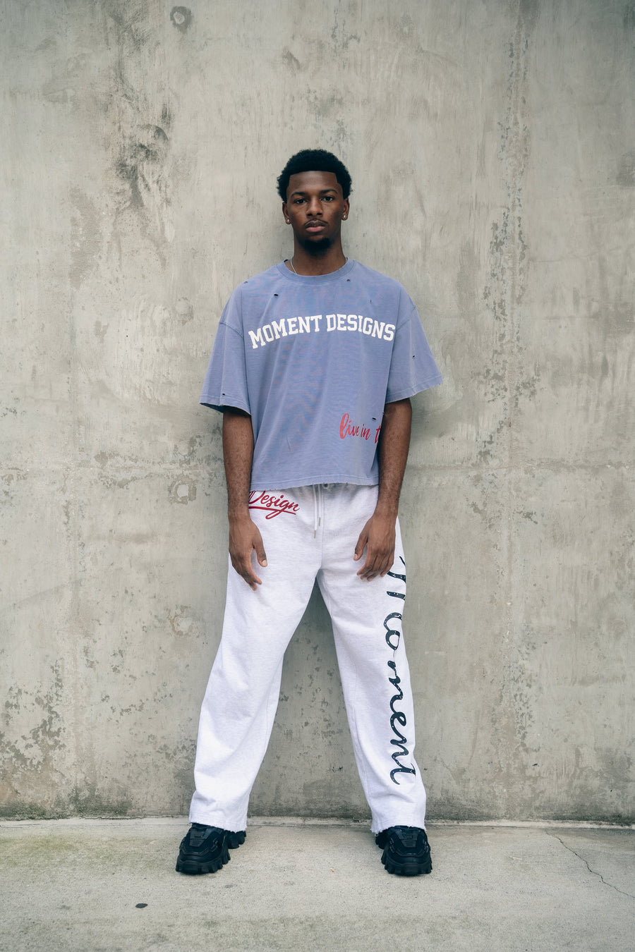 Moment Distressed Sweat Pants