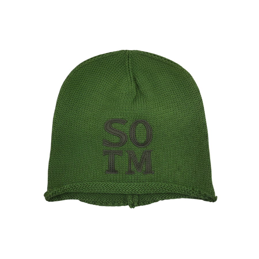Moment Leather Patch Beanies