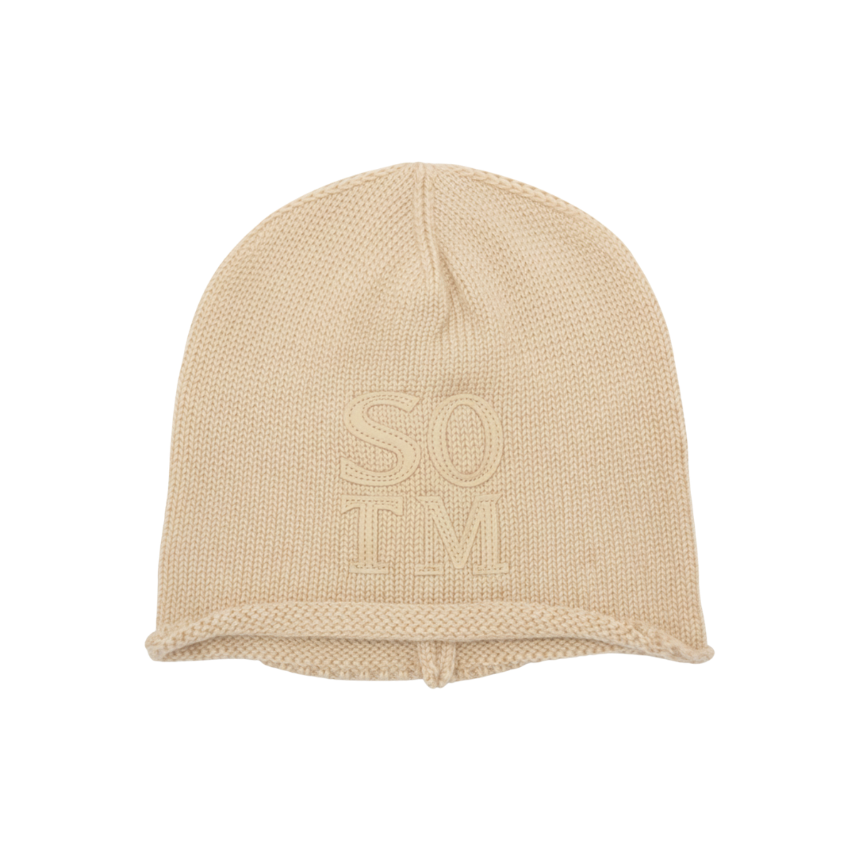 Moment Leather Patch Beanies
