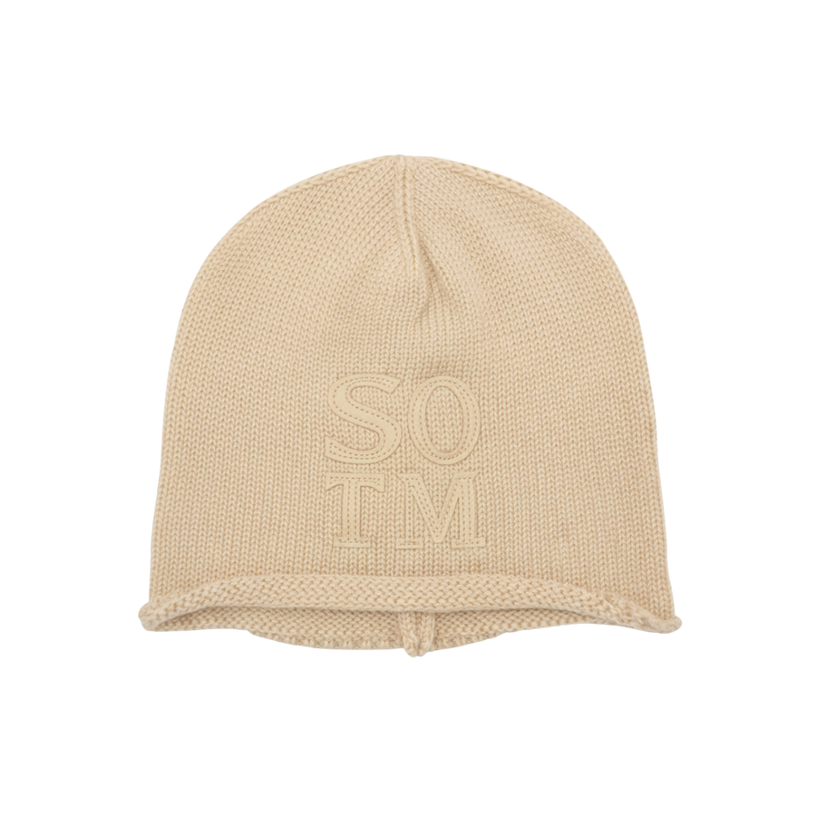 Moment Leather Patch Beanies