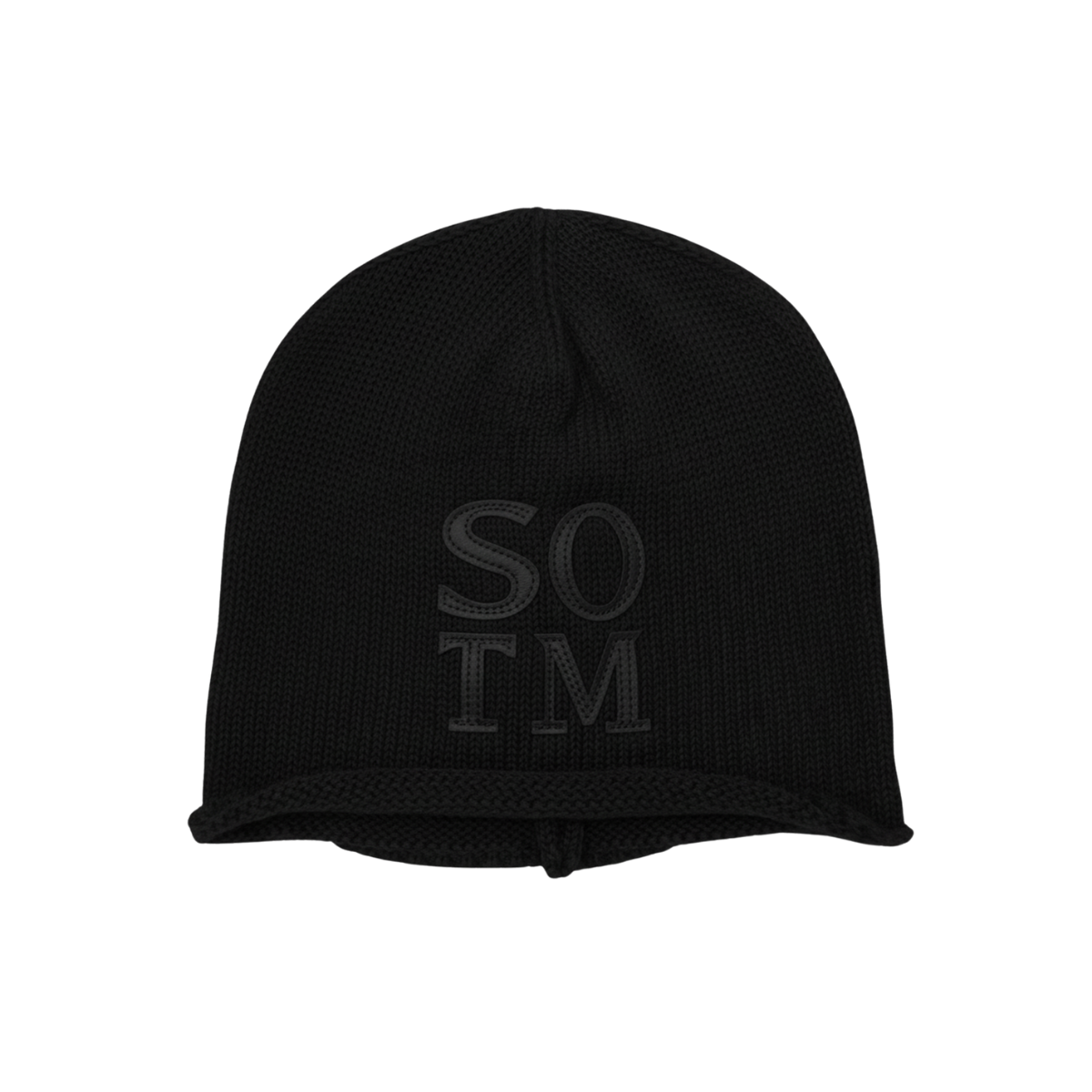 Moment Leather Patch Beanies