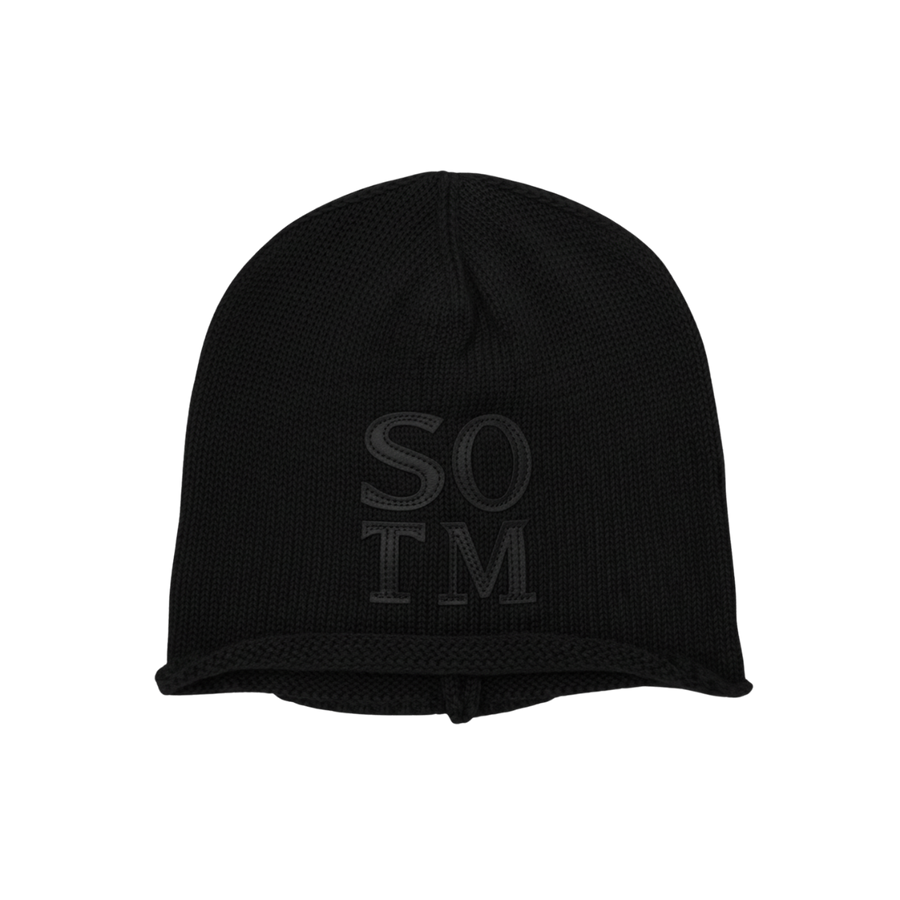 Moment Leather Patch Beanies